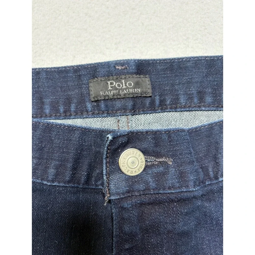 Polo‎ Ralph Lauren Jeans Mens 40x34 Blue Varick Slim Straight Stretch Indigo